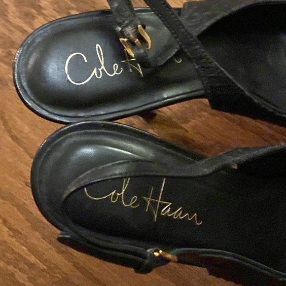 EUC Cole Haan Nike Air High Heeled Shoes, Size 8.5, Black, 5” heels. - Picture 2 of 5